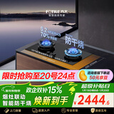 方太【新款防干烧】燃气灶天然气 家用嵌入式5.2kW*猛火双灶 防干烧可联动 02-TEK21