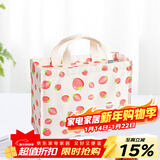 昌木子（CAMUZ）日式饭盒袋 上班族保温便当包 饭袋高颜值可爱 幸运包-草莓款