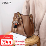 viney水桶包牛皮包包女包大容量腋下单肩手提生日情人节礼物送女友老婆