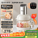 苏泊尔（SUPOR）绞肉机家用 绞馅机机多功能料理机和面机辅食机婴儿打泥机智能绞肉和面绞菜一体机 JR68A-B250