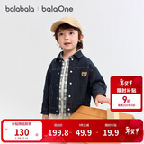 巴拉巴拉balaOne宝宝牛仔外套可爱小熊男童秋装2025上衣百搭208325105105