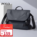POLO单肩包男士多功能斜挎包男横款iPad包大容量手机包运动挎包男轻便