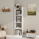 时黛家居书架落地置物架墙边角窄小柜子收纳柜储物柜家用书柜