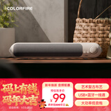 COLORFIRE七彩虹桌面蓝牙5.3电脑音箱USB适用台式机笔记本音响双喇叭低音炮电竞游戏网课圣诞礼物 CL500白色