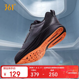 361°运动鞋男飞翼4秋季网布透气厚底减震徒步跑步鞋子男672432236F-4