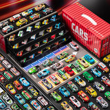 soumade儿童玩具车合金小汽车惯性回力车仿真赛车男孩3-6岁生日开学礼物