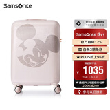 新秀丽（Samsonite）行李箱20英寸拉杆箱迪士尼米奇旅行箱包AF9米色登机密码箱