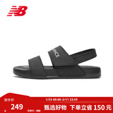 NEW BALANCE NB 官方凉鞋男鞋女鞋情侣NCLAY系列潮流魔术贴夏季沙滩鞋拖鞋 黑色 SUFNCLAK 36(脚长22cm)