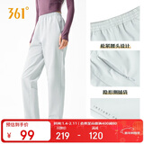 361°裤子女秋冬季防泼水户外运动裤加绒直筒长裤休闲裤女662534701-4