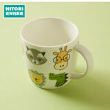 NITORI宜得利家居陶瓷咖啡杯餐具家用可爱丛林动物园高颜值卡通杯子碗盘 马克杯 动物园 250ml 1只
