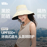 蕉下（beneunder）遮阳帽防晒帽女大帽檐渔夫帽子男登山帽太阳帽全脸遮阳防紫外线