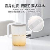 茶花凉水壶塑料家用大容量透明冷大号凉水杯果汁壶冷饮壶夏 【2.2L白色】凉水壶 2200ml 1个