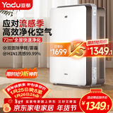 亚都（YADU）空气净化器 办公室家用净化器 除甲醛细菌雾霾过敏源流感 KJ600G-S5Pro