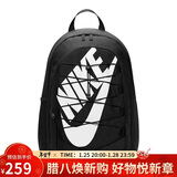 耐克（NIKE）男女双肩包背包 大容量旅行包电脑书包休闲包DV1296-010 黑白