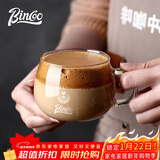 Bincoo高硼硅大肚玻璃杯美式杯拿铁冰咖啡下午茶牛奶杯280ml拉花