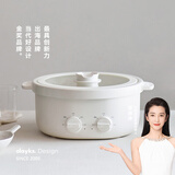 olayks立时 电火锅 鸳鸯锅 火锅专用锅 分体可拆洗多功能锅家用多用途涮肉锅速沸电煮锅6L