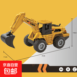 新款大号儿童工程车消防车玩具车男孩惯性车挖土挖掘机玩具车模型 【彪悍】大号工程挖掘机 无规格