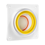 起点如日（QIDIANRURI）止回阀烟道止逆阀厨房专用防串味出风口卫生间止烟阀防烟宝油烟机 卫生间止逆阀