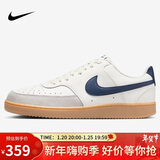 耐克NIKE板鞋男复古COURT VISION运动鞋HF1068-133帆白/深藏青42.5