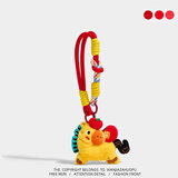 繁夏【正版】马年吉祥物马上有钱玩偶毛绒刺绣包包挂件饰品新年会礼物