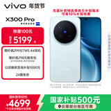 vivo X300 Pro 12GB+256GB 自在蓝 蔡司2亿APO超级长焦 蓝图影像双芯 5年持久流畅OriginOS 6 AI手机