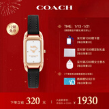 蔻驰（COACH） CADIE系列 皮带石英女表14504027 罗一舟推荐 新年礼物/送礼