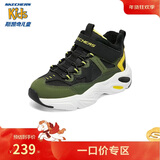 Skechers斯凯奇儿童绒绒靴（机甲系列）男女童透气运动鞋405202L