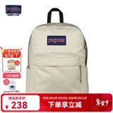 JANSPORT杰斯伯书包轻便双肩包男女旅行包简约背包电脑包学生校园 4QUTDH8奶漾-带侧边袋-25年