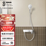 科勒（KOHLER）斐勒淋浴花洒卫生间洗澡龙头大顶喷头白月光SH20 挂墙式浴缸花洒龙头-抛光镀铬