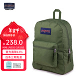 JANSPORT杰斯伯双肩包男背书包女学生校园电脑包 47LWKM1 军绿色