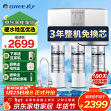 格力（GREE） 3年免换芯净水器家用直饮RO反渗透净水机自来水过滤器WTE-PC16-5X608A