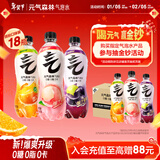 元气森林气泡水0糖0脂0卡 480ml*18瓶 夏黑6+白桃6+橙6 新年礼盒 京东独家