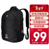 SUISSEWIN瑞世双肩背包男笔记本电脑包大容量出差旅行书学生书包祥兴SN8868