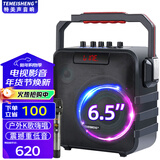 特美声音响SL05-26广场舞户外音响K歌唱歌家用演出大功率便携式手提蓝牙音箱美声话筒移动手提音箱 SL06-26+单话筒+歌曲U盘