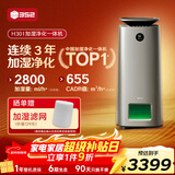 352H301加湿器 空气净化器加湿净化一体机无雾家用客厅卧室静音除菌除甲醛过敏原病毒空气加湿