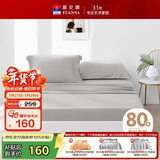 富安娜全棉床笠纯棉单件床罩80S长绒棉床垫罩1.8x2米米双人床垫保护套