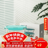 乐扣乐扣（LOCK&LOCK）玻璃保鲜盒套装耐冷耐热冰箱保鲜便当盒 可微波餐盒蓝色2件套