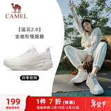 骆驼（CAMEL）全地形追云厚底慢跑步鞋女子运动鞋 CD222CL7714-1 跃动白 38