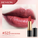 露华浓丽采保湿滋润唇膏女士哑光黑管口红4.2g不掉色美妆化妆品女彩妆 525#缤纷红酒（奶油质地）