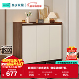 林氏家居入户门口鞋柜玄关柜一体收纳靠墙鞋架家用餐边储物OV4N