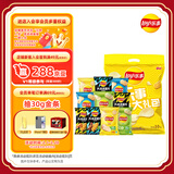 乐事（Lay's）薯片（黄瓜味+原味+红烩味+鱿鱼味+鸡翅味）400g 混合10包