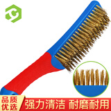 彩弘 短柄黄铜丝刷子 打磨文玩核桃金刚清洁烧烤炉小铁壶网架除锈神器