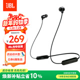 JBL TUNE 135BT蓝牙无线耳机 颈挂式运动耳机 无线立体声耳机 黑色生日新年礼物