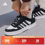 adidas「小锯齿」D-PAD CLASSIC美高风篮球风板鞋男女阿迪达斯   白色/黑色   40