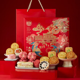 稻香村糕点礼盒桃花酥牛舌饼京八件中式传统零食特产节日送礼福利团购 精选【30饼16味】1510g鱼跃龙门