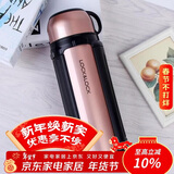 乐扣乐扣（LOCK&LOCK）保温壶304不锈钢保温保冷水壶户外露营旅行壶1.5L金色