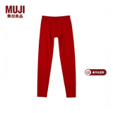 MUJI MUJI 男式 使用了棉的冬季内衣 长紧身裤 打底裤 线裤 家居裤 红色 L