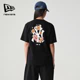 NEW ERA纽亦华MLB短袖T恤男女情侣秋季运动NY时尚休闲重磅上衣14179171-L