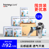 HONEYCARE好命家 狗狗纸尿裤公狗尿不湿生理裤M12片12包