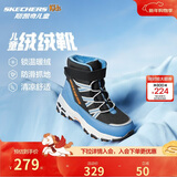 Skechers斯凯奇儿童绒绒靴保暖棉鞋男童女童高筒短靴加绒雪地靴660092L